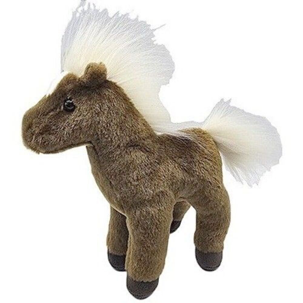 Douglas Cuddle Toys Teak Chestnut Foal Horse Plush Stuffed Animal #813T‎